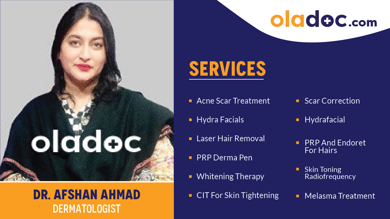 Services provided by Dr.Afshan Ahmad